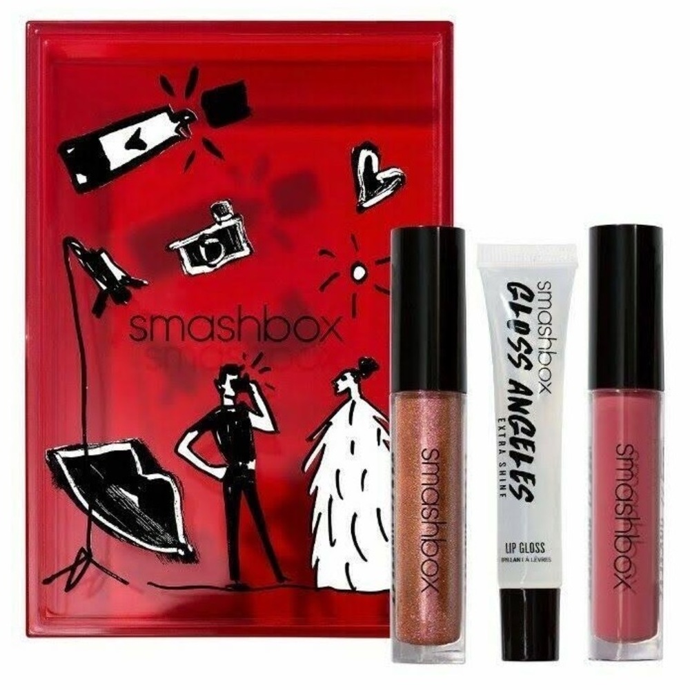 New! Smashbox Gloss Angeles Lip Set